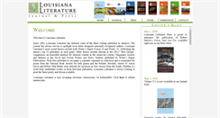 Desktop Screenshot of louisianaliterature.org
